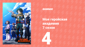 Моя геройская академия 7 сезон 4 серия (аниме-сериал, 2024)