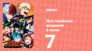 Моя геройская академия 2 сезон 7 серия (аниме-сериал, 2017)