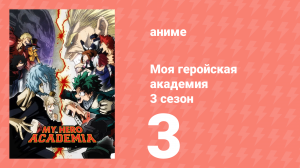 Моя геройская академия 3 сезон 3 серия (аниме-сериал, 2018)