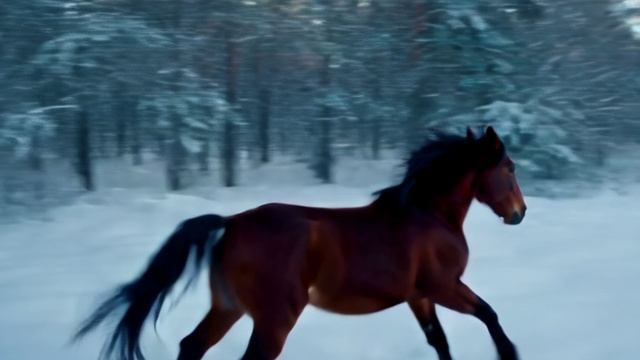 Футаж. Огненный конь. Новый год. смотреть онлайн