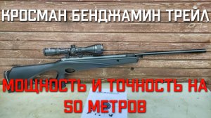 Кросман Бенджамин Трейл МОЩНОСТЬ И ТОЧНОСТЬ НА 50 МЕТРОВ пневматика Crosman Benjamin Trail NP