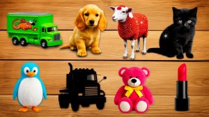 Мультик головоломка для малышей. Угадай силуэт или пазл