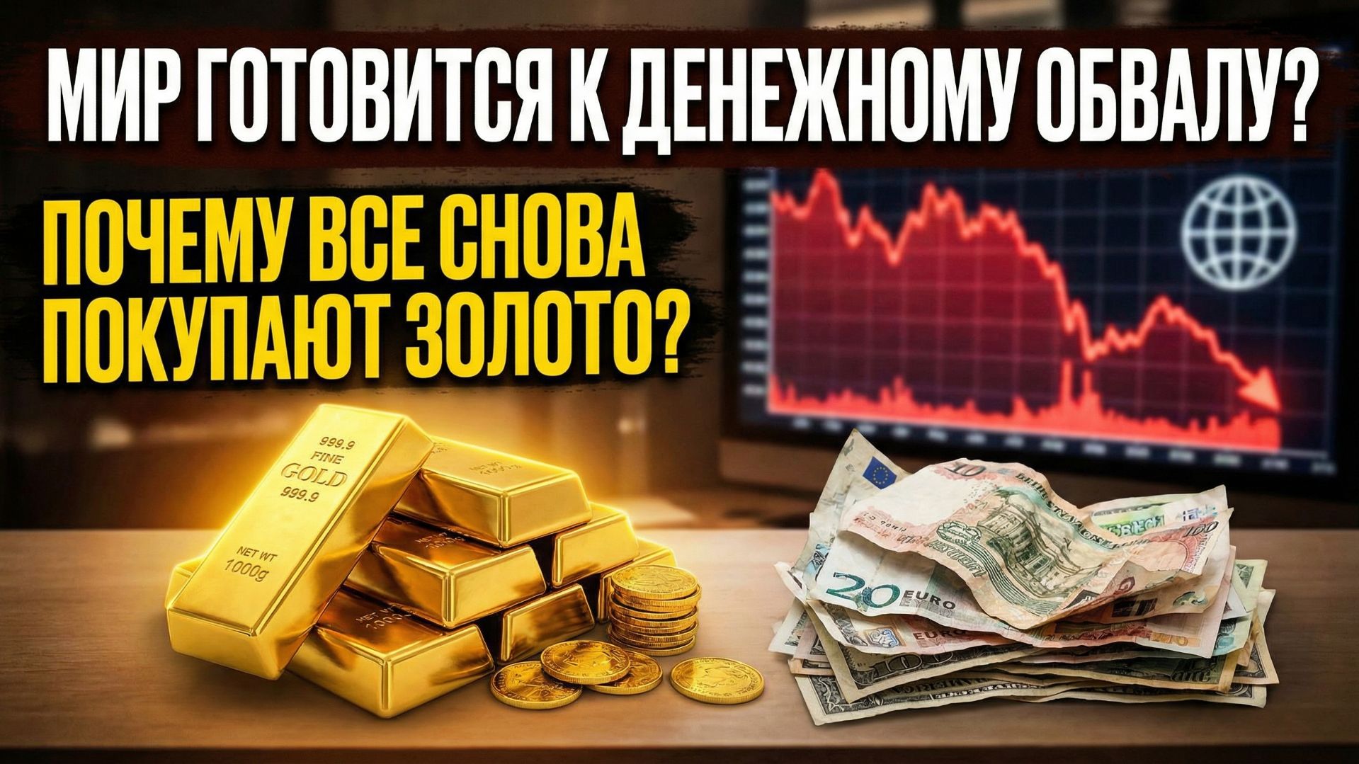 Мир готовится к денежному обвалу? Почему ВСЕ снова покупают золото? смотреть онлайн