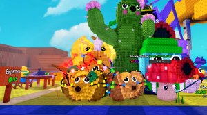 я посадил секретные растения в растения против брейнротов  и у меня выросло ...