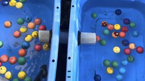 Шарики в воде