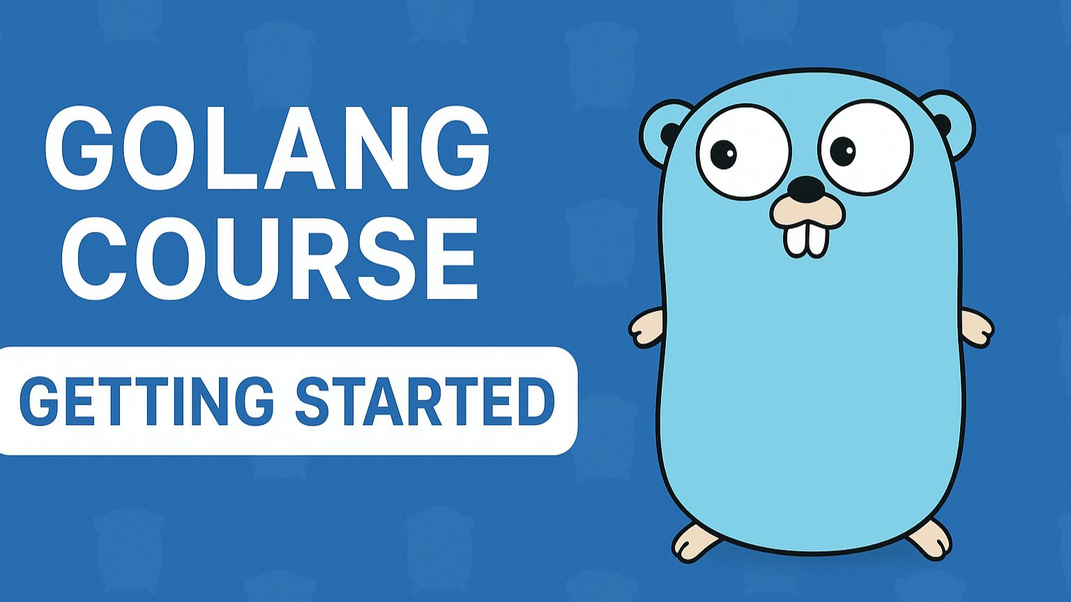 1. Getting started | Golang курс смотреть онлайн