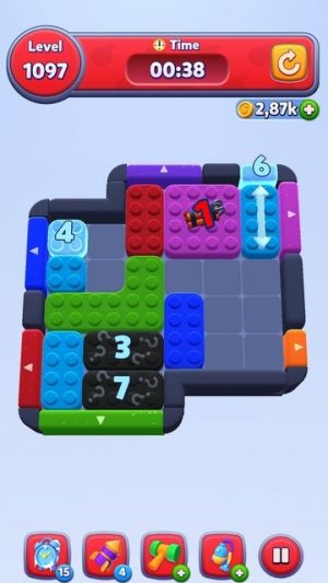 Color Block Jam 1097 Уровень