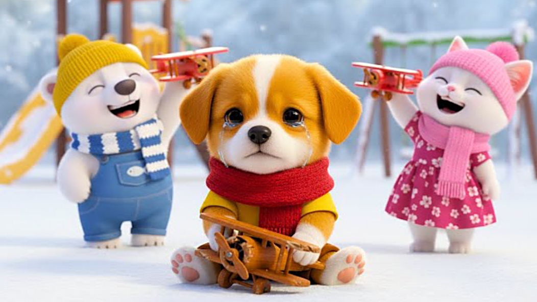 Мультики для детей, мама котика сделала игрушку самолётик, мультфильм/мультики детям смотреть онлайн