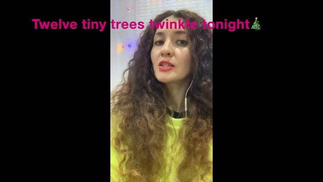 Twelve tiny trees twinkle tonight | tongue-twister смотреть онлайн