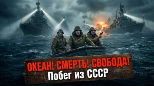 САМЫЙ ЖЕСТКИЙ ПОБЕГ ИЗ СССР: 72 часа в ОКЕАНЕ. КГБ не успело. (ШОК-ИСТОРИЯ)