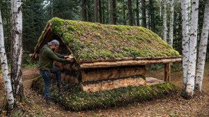 3 ДНЯ ОДИН В ТАЙГЕ! СТРОЮ ГЛУХАРИНУЮ ИЗБУ от А до Я