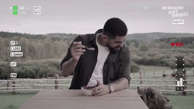 Александр Пушков и наша лайка Лаки