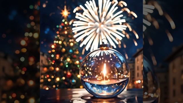 Футаж. Новый год. Салют. смотреть онлайн