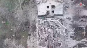 Кадры уничтожения заблокированной живой силы ВСУ в Димитрове ДНР