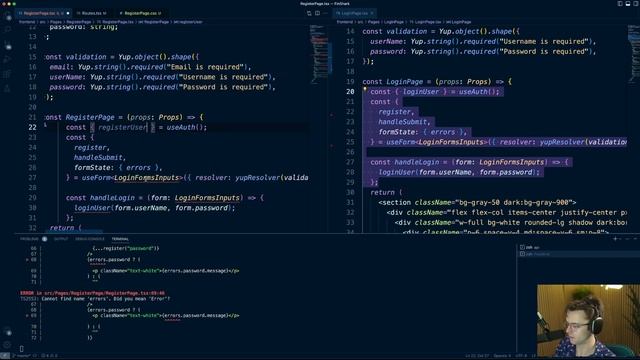 64. React Typescript Context Auth JWT - 36. Register смотреть онлайн