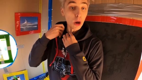 24 Часа в КАРТОННОЙ ЛОДКЕ на Речке! Челлендж