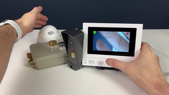 Подключение Комплект видеодомофона 4.3" Ps-Link PS-854KB смотреть онлайн