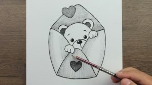 Как нарисовать милейшего плюшевого мишку, Пошаговые уроки рисования