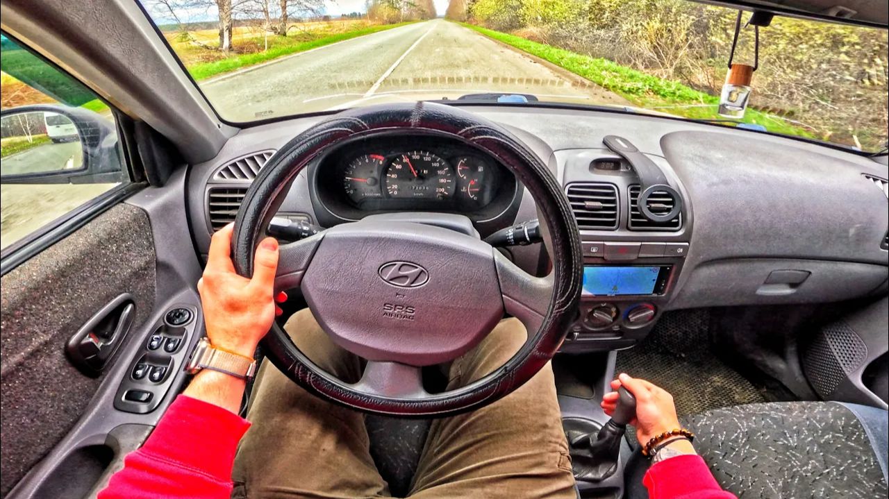 2007 Hyundai Accent 1.5 MT - POV ТЕСТ-ДРАЙВ смотреть онлайн