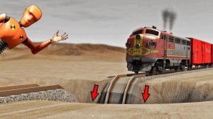 Что натворил ТЕСТЕР! Поезд едет прямо в ЯМУ!