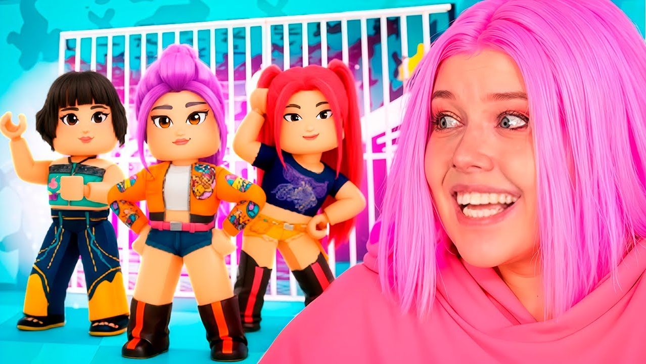 Я СТАЛА РУМИ В K-POP Demon Hunter Roblox смотреть онлайн