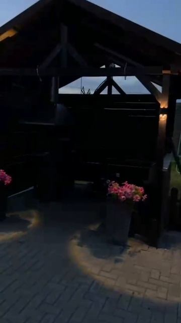 Сделали Электрификацию дизайн освещение двора и домика для отдыха. смотреть онлайн