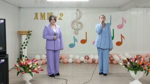 Вокальный дуэт: "АнВик"  муз. и сл. А.Ольханского "Поднимаясь ввысь".