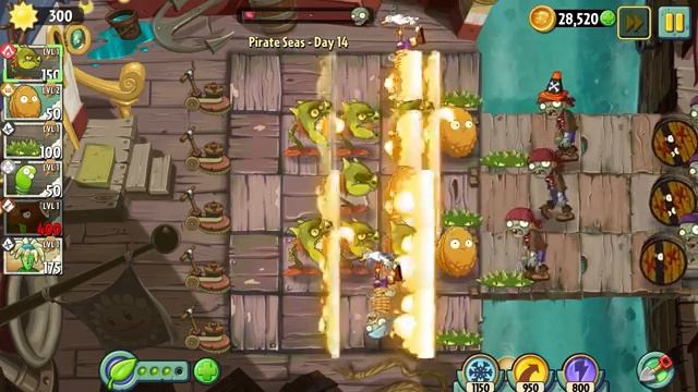 Plants vs. Zombies 2: Pirate Seas (all levels) смотреть онлайн