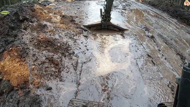 Строительство, дренажные работы в лесу, следующий обзор смотреть онлайн