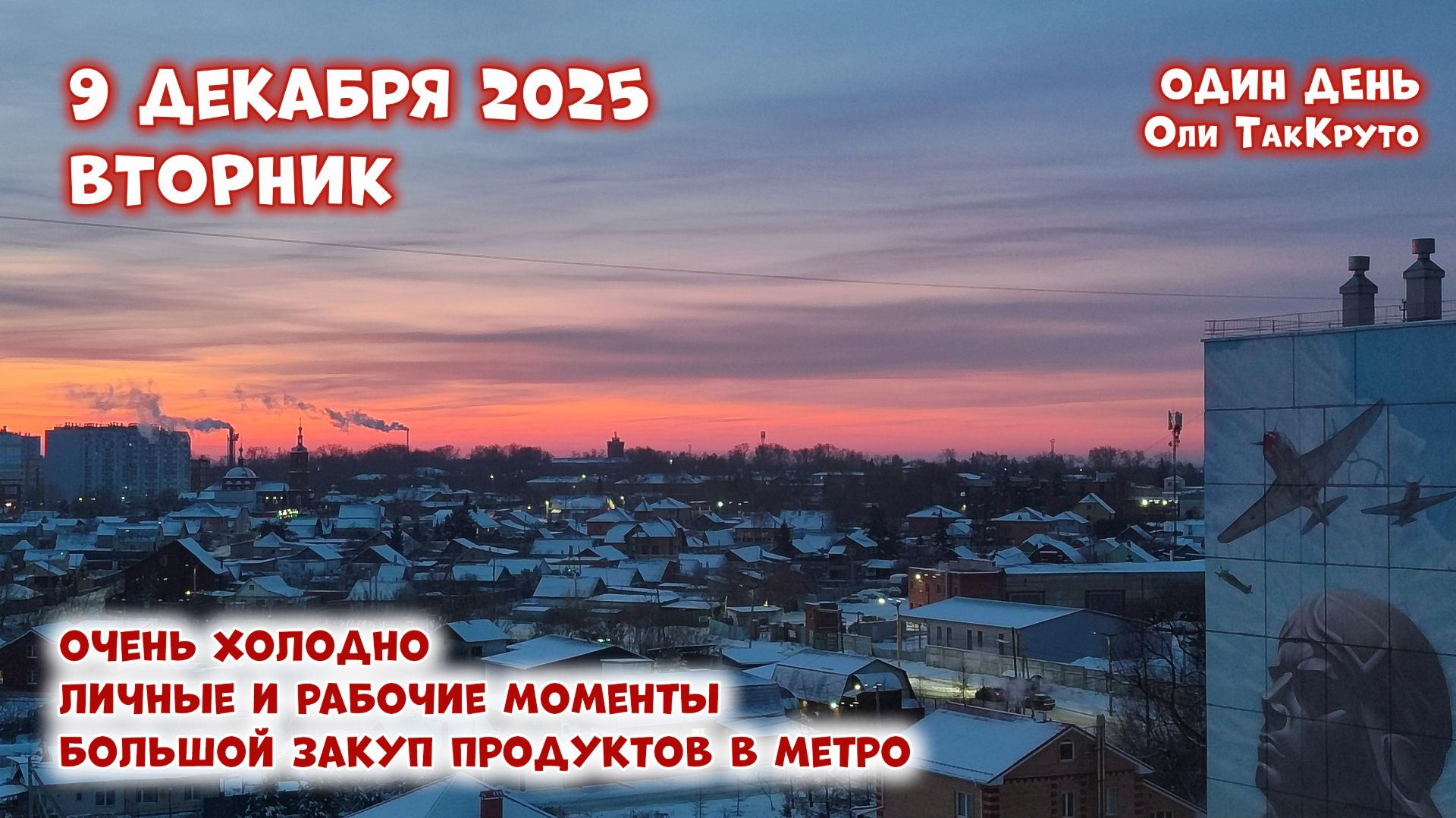 Влог - 9 декабря с Олей ТакКруто - большая закупка продуктов в Метро смотреть онлайн