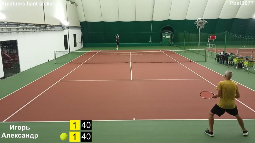 Теннис матч Игорь Франчук VS Александр Карпухин турнир Мечта теннисиста смотреть онлайн