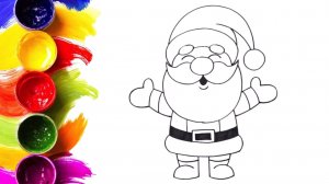 Как легко нарисовать Деда Мороза
