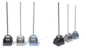 3D модель. Гюйсшток A.  Jack-staff A.