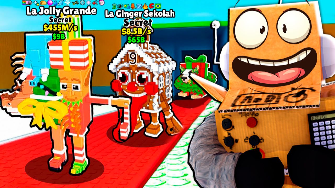 Я УКРАЛ 19 НОВОГОДНИХ БРЕЙНРОТОВ SAMMY с МАКСИМАЛЬНОЙ УДАЧЕЙ в УКРАДИ БРЕЙНРОТ Steal a Brainrot смотреть онлайн