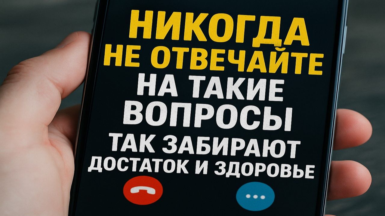 Как обычные вопросы лишают вас денег и здоровья. Что нельзя говорить смотреть онлайн