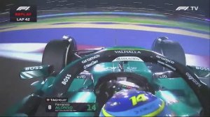 Формула 1. Разворот Алонсо на Гран-при Катара (гонка)