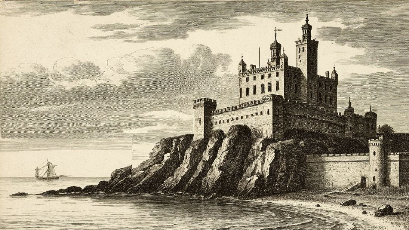 The castle on the shore