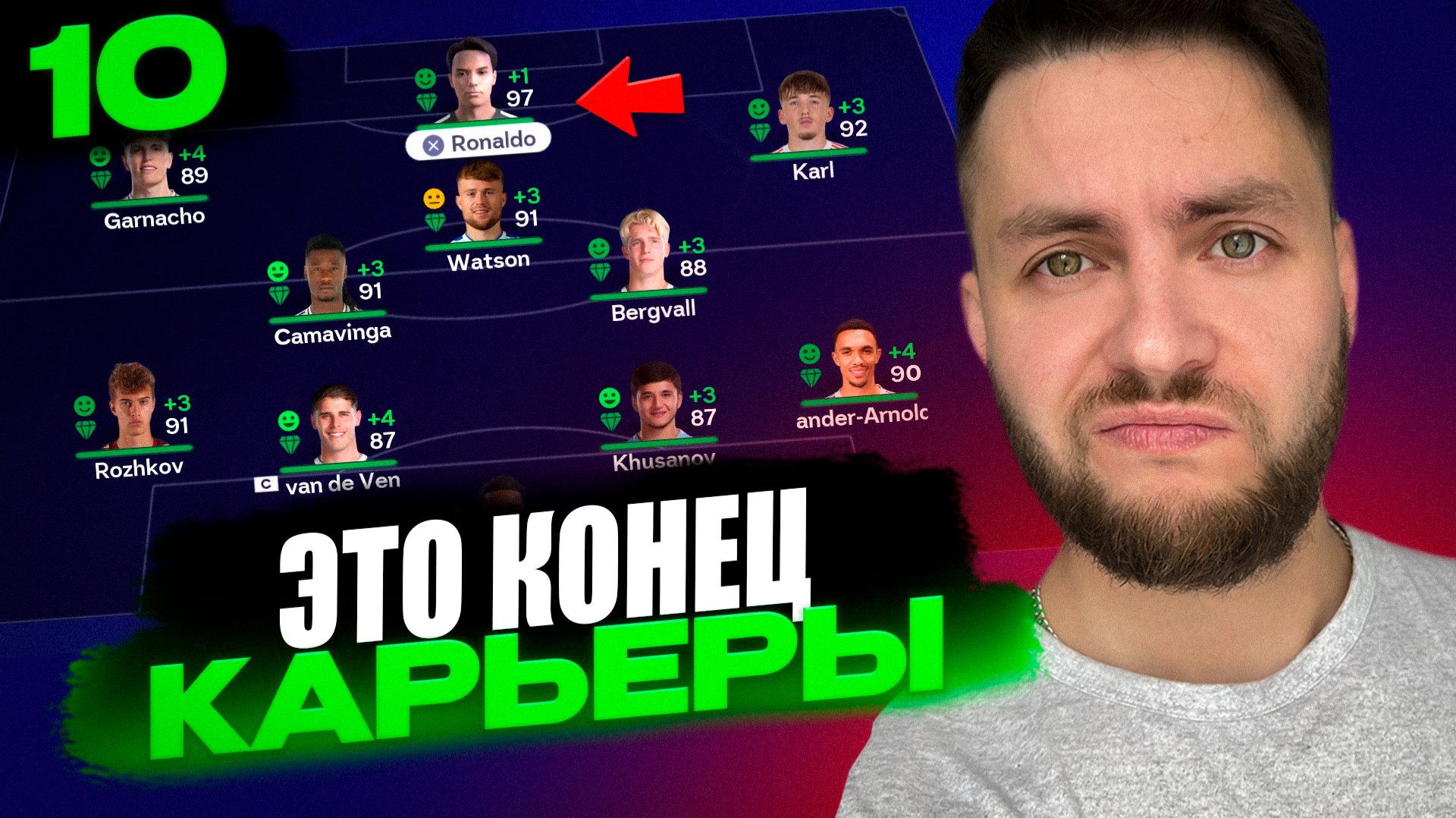 ПОСЛЕДНЯЯ СЕРИЯ в карьере тренера в EA FC 26 | серия 10 смотреть онлайн