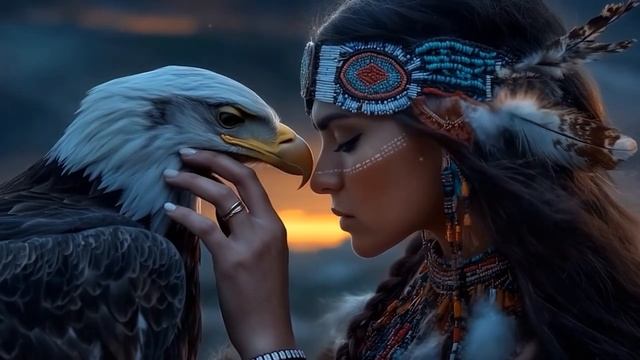 Страж небес - Нежная музыка Индейцев, фоновая музыка для отдыха и расслабления смотреть онлайн