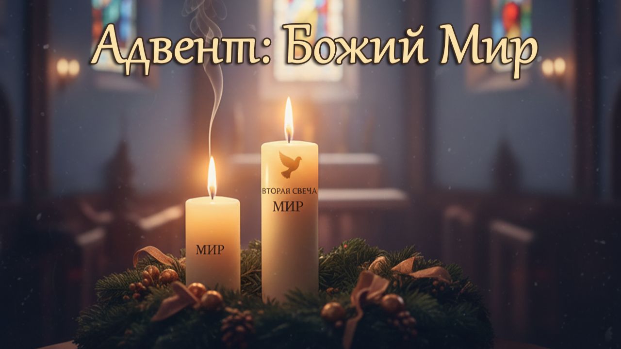 Адвент: Вторая Свеча — Божий Мир | Андрей Маркин