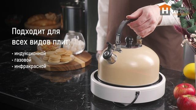 Металлический чайник HOME ELEMENT HE-WK1604A смотреть онлайн