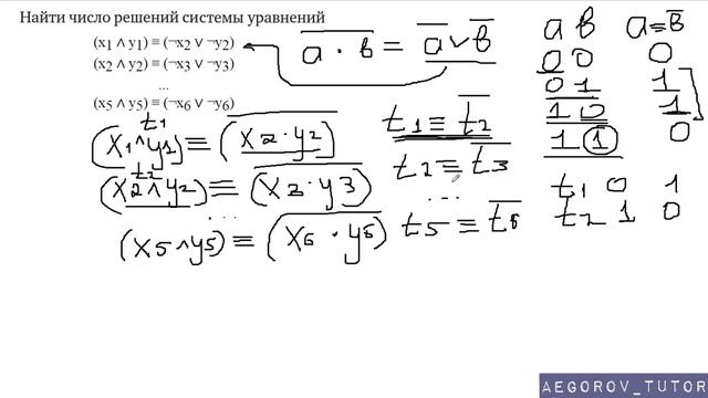 23 задание Информатика ЕГЭ Система логических уравнений Часть 12 смотреть онлайн