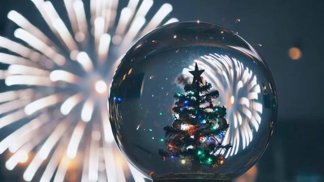 Футаж. Новый год. Салют. смотреть онлайн