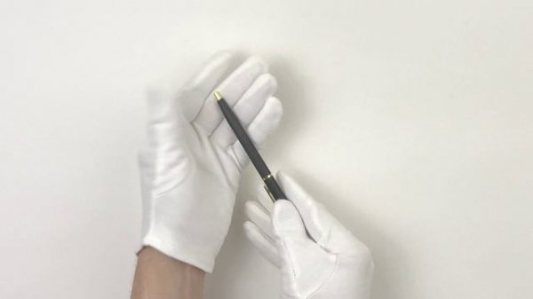 Ручка EUROPA GOLD, Черная 2024.08