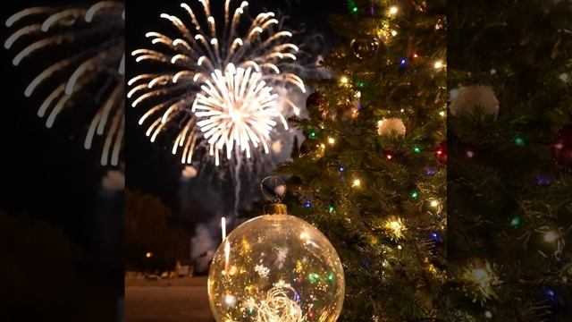 Футаж. Новый год. Салют. смотреть онлайн