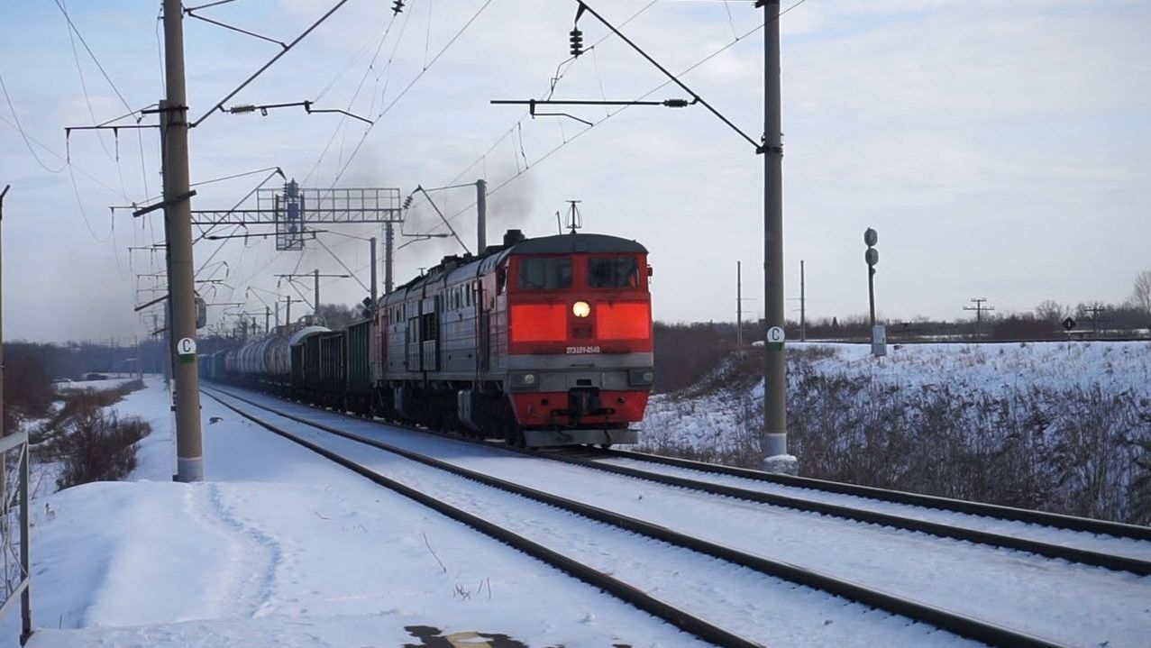 Тепловоз 2ТЭ10У-0340Б/0540А. Звук 5Д49. смотреть онлайн