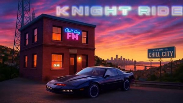 Knight Rider Radio Retro 80s Sunset Ambiance 80s Rock Synthwave Vibes