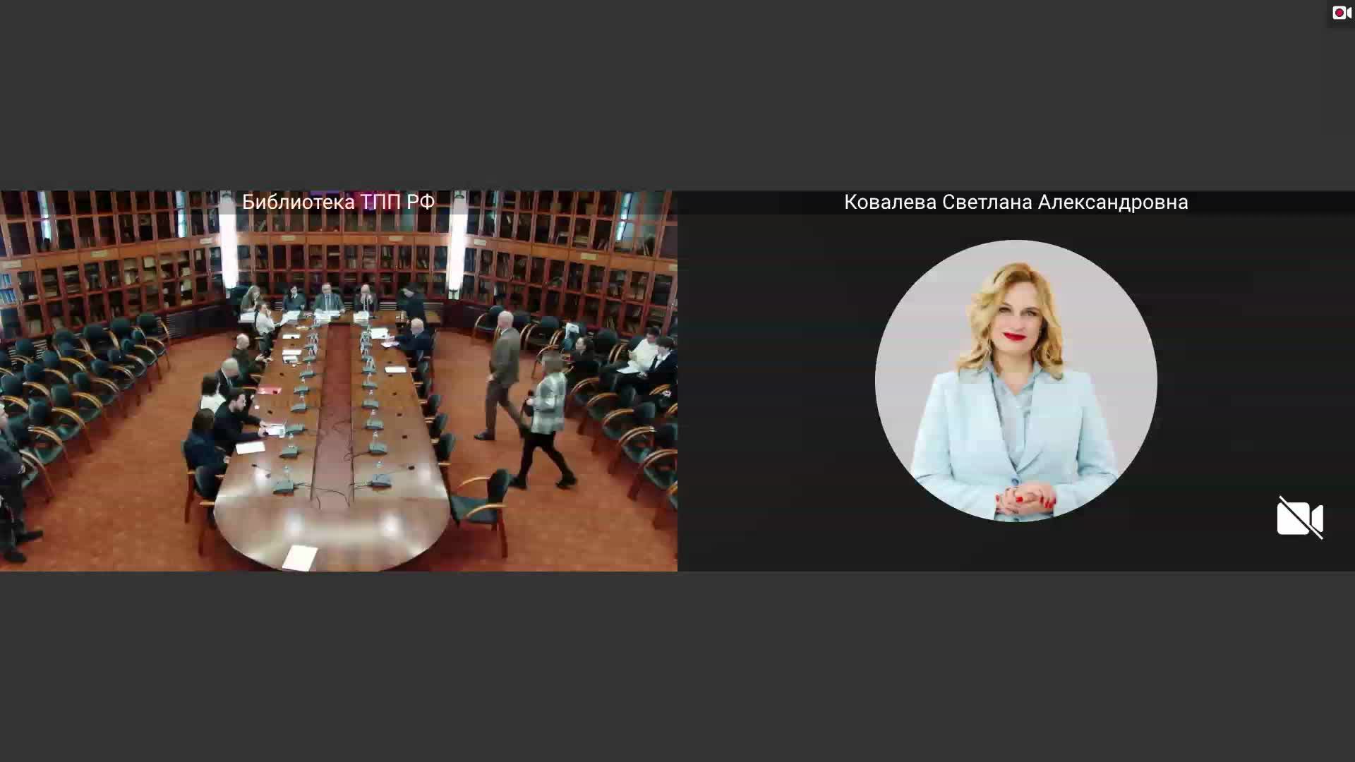 Заседание Комитета по предпринимательству в сфере туризма ТПП РФ смотреть онлайн