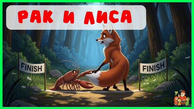 Лиса и рак | аудиосказки | народные сказки | детские сказки онлайн | сказка смотреть онлайн
