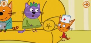 Три Кота Мультфильм Прививка для котят